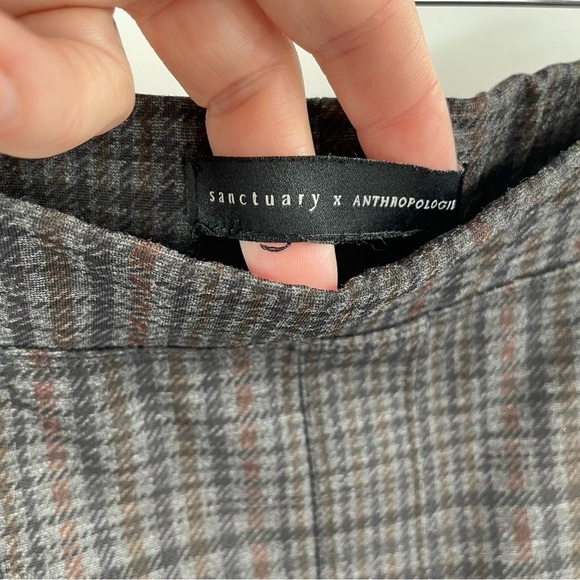 Sanctuary Pull On Autumn Colors Pocket Flat Elastic Waist Straight Leg Pants - Picture 2 of 11